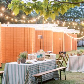 There are few London settings quite like the Serpentine Pavilion, and this year's, 'A Serpentine by LANZA atelier', might be our favourite yet.

We loved bringing this summer garden party to life around its winding brick walls: festoon canopies following the curve of the architecture, soft uplighting to let the brickwork glow as evening fell, and discreet sound woven through dining tables, lounges and live cooking stations.

Working within a landmark architectural commission means every cable, rig and fixture has to respect the space enhancing the design without ever distracting from it. It's the kind of challenge our team loves!

Venue: @serpentineuk 
Production: @wise_productions 
Planning and styling: @thegolbornecollection 
Catering: @by@danbythewater 
Floristry: @@pandpflowers 
Furniture: @optionsgreathire 
Photography:@camillaarnholdphotography